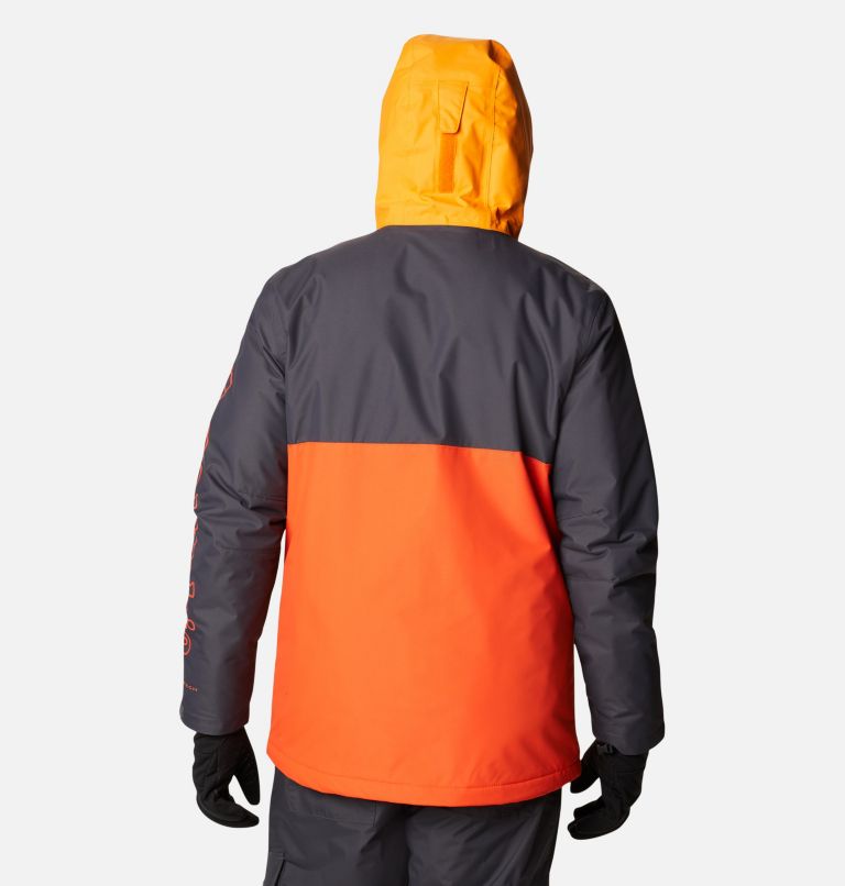 Thumbnail: Veste de Ski Imperméable Timberturner Homme, Color: Red Quartz, Shark, Flame Orange, image 2