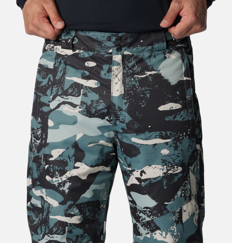 Men's Bugaboo IV Insulated Ski Pants, Color: Metal Geoglacial Print, image 4