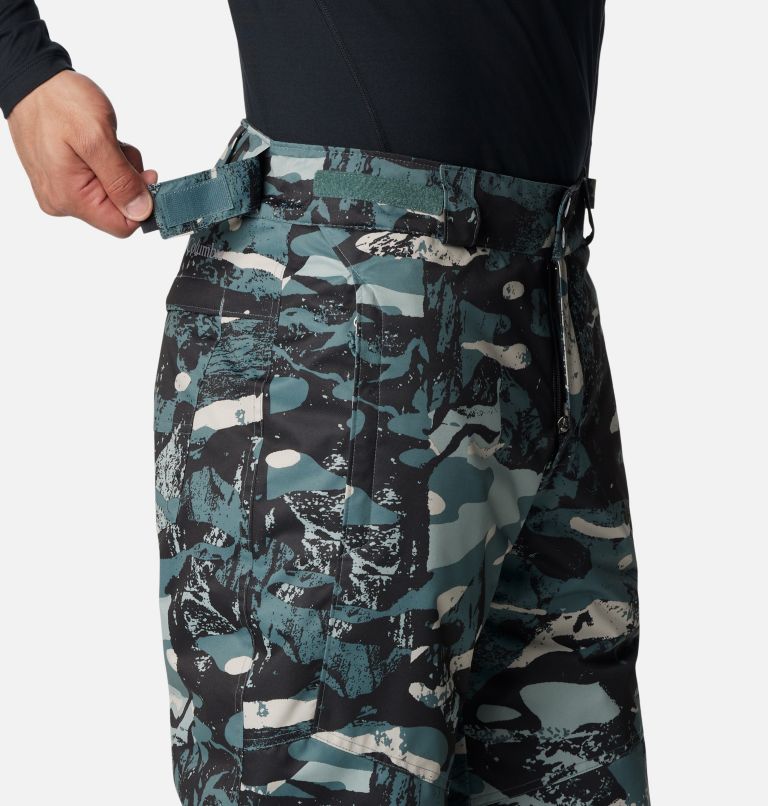 Men's Bugaboo IV Insulated Ski Pants, Color: Metal Geoglacial Print, image 6