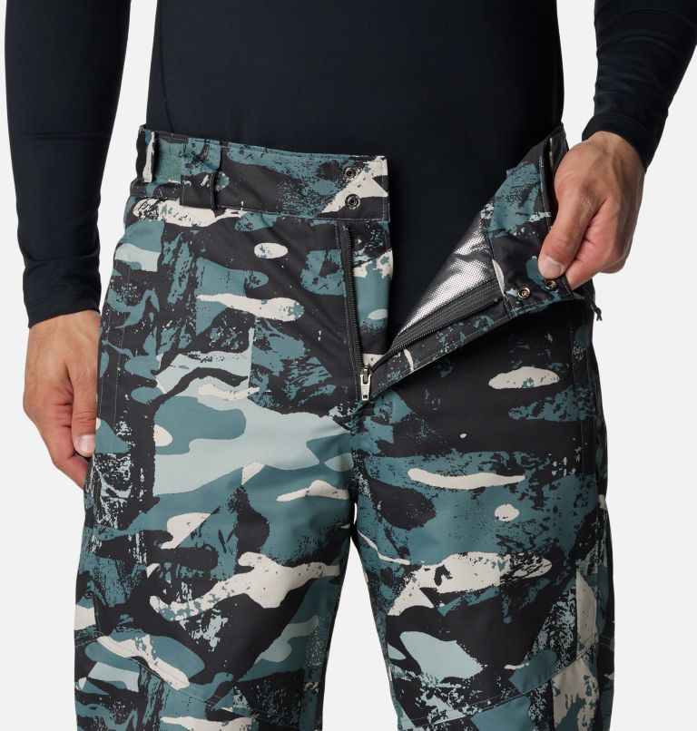 Thumbnail: Men's Bugaboo IV Insulated Ski Pants, Color: Metal Geoglacial Print, image 7