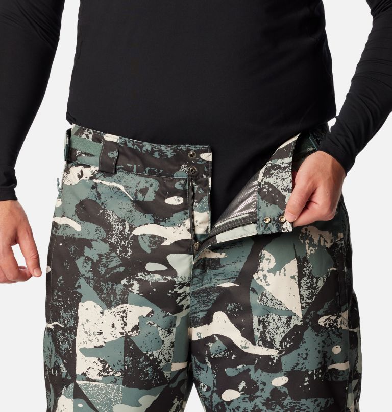Thumbnail: Men's Bugaboo IV Insulated Ski Pants - Big, Color: Metal Geoglacial Print, image 7