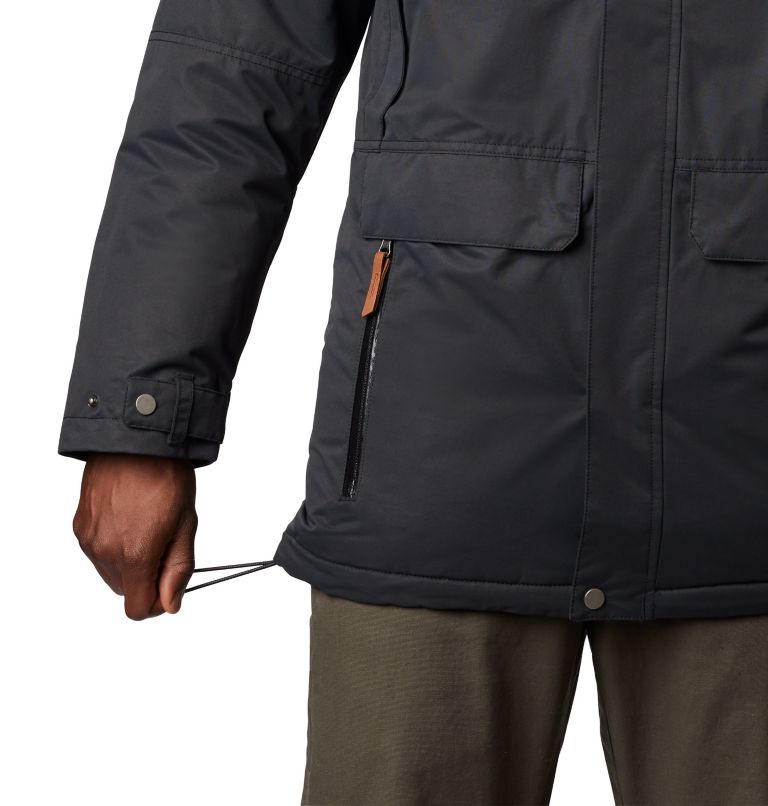 Men's South Canyon Long Down Parka, Color: Black, image 6