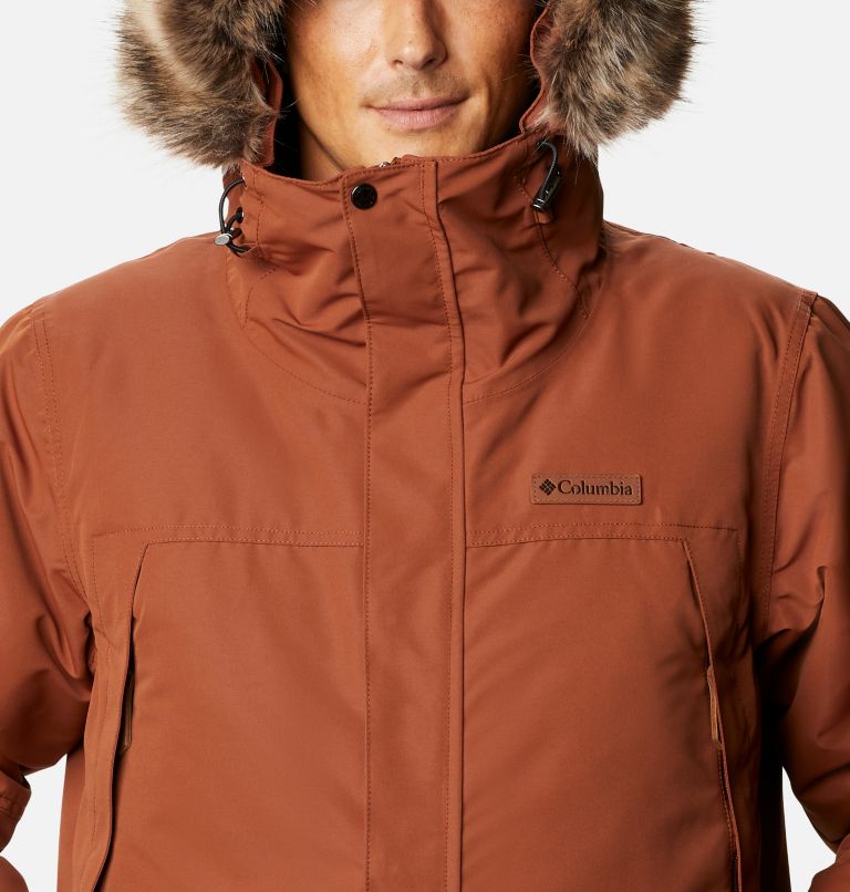 Parka long en duvet South Canyon pour homme, Color: Dark Amber, image 4