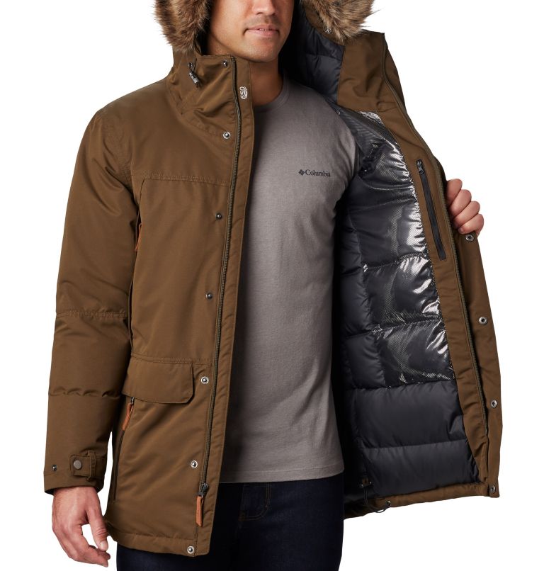 Parka long en duvet South Canyon pour homme, Color: Olive Green, image 7