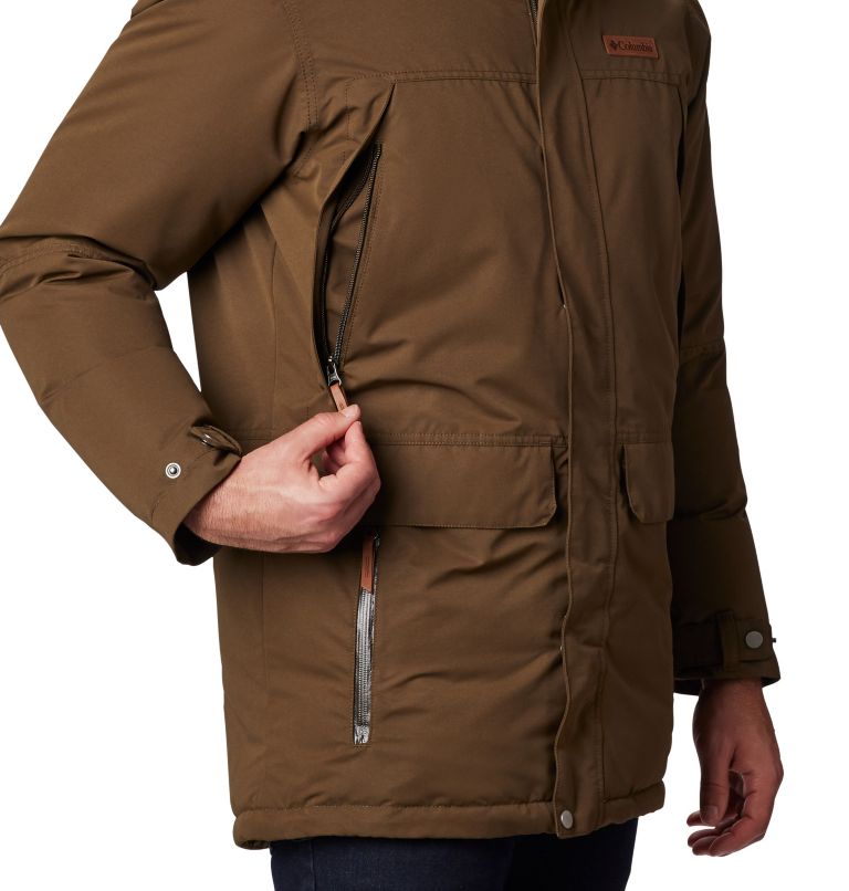 Parka long en duvet South Canyon pour homme, Color: Olive Green, image 8
