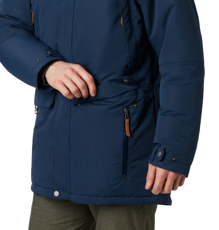 Men's South Canyon Long Down Parka, Color: Collegiate Navy, image 5