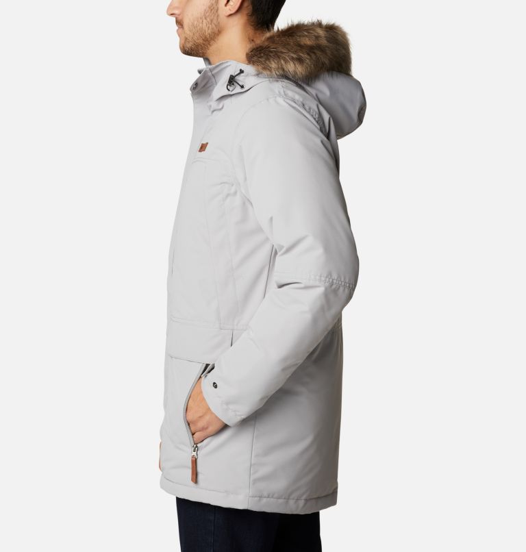 Men's South Canyon Long Down Parka - Big, Color: Columbia Grey, image 3