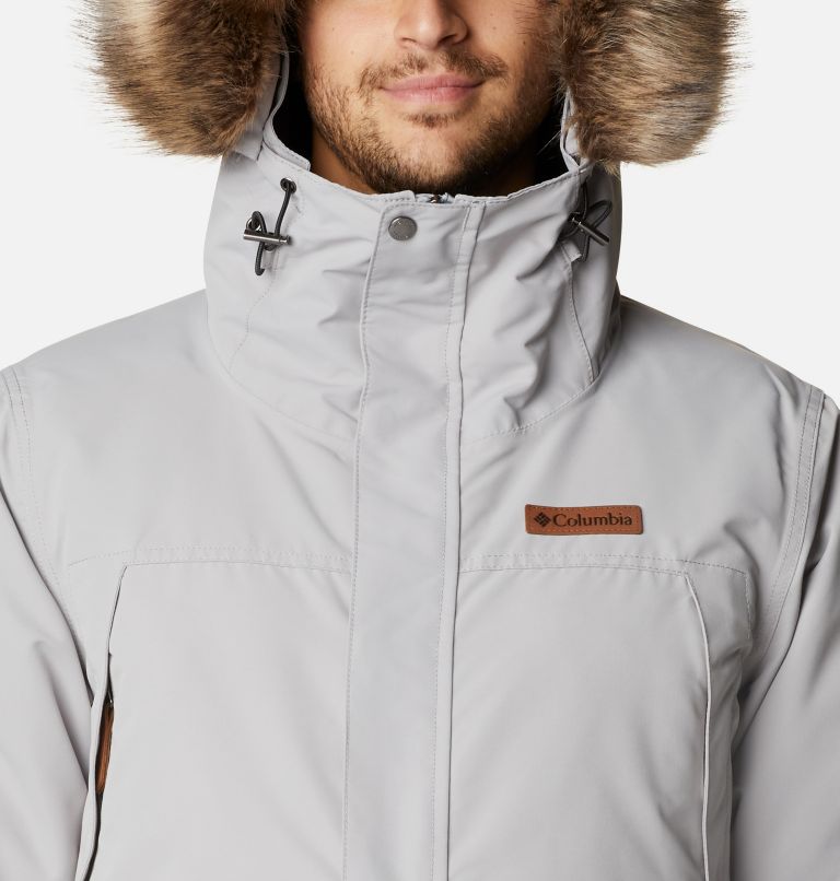 Men's South Canyon Long Down Parka - Big, Color: Columbia Grey, image 4