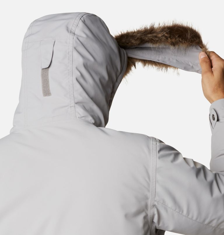 Men's South Canyon Long Down Parka - Big, Color: Columbia Grey, image 6