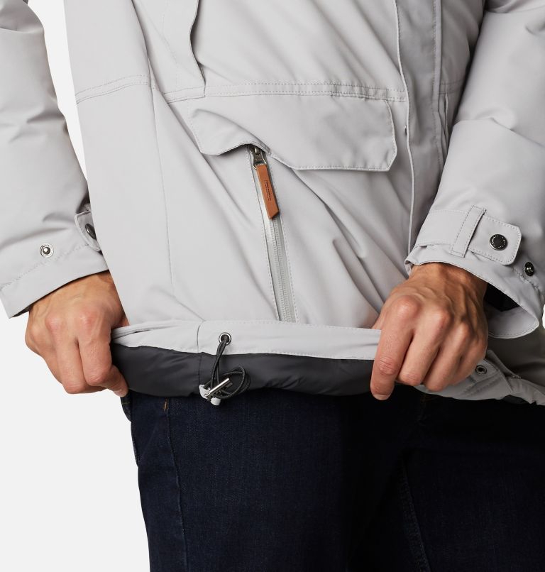 Men's South Canyon Long Down Parka - Big, Color: Columbia Grey, image 7