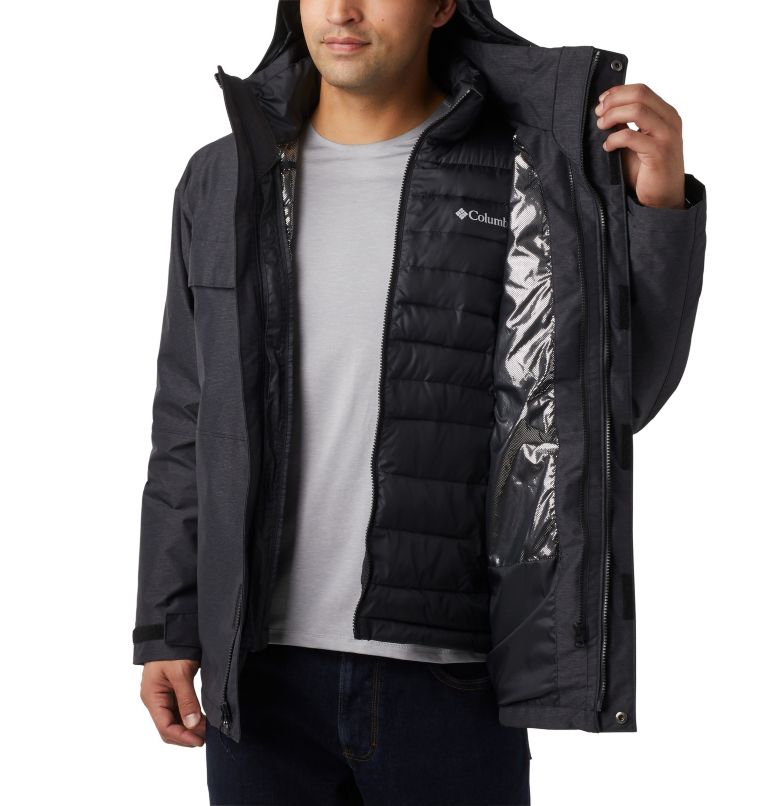 Thumbnail: Men's Cloverdale Interchange Jacket, Color: Black, image 8
