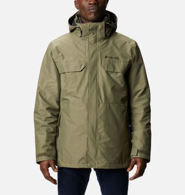 COLUMBIA MISSION AIR INTERCHANGE JACKET M-STONE GREEN