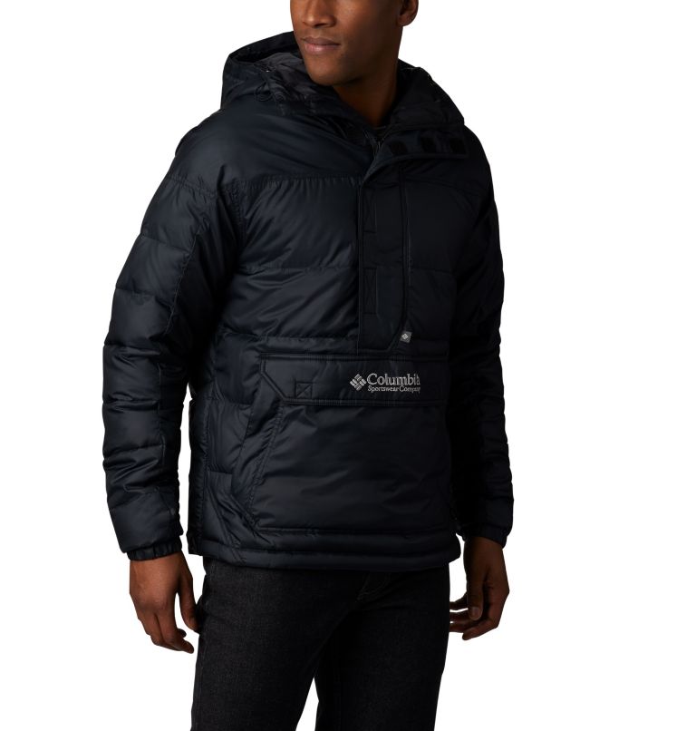 Men's Columbia Lodge Pullover Insulated Jacket, Color: Black, image 1