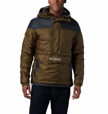 Veste &Agrave; Enfiler Columbia Lodge Homme Columbia Lodge&trade; Pullover Jacke | 010 | L, Olive Green, Black, front