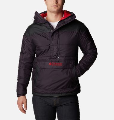 Chaqueta Columbia Lodge para hombre Columbia Lodge&trade; Pullover Jacke | 010 | L, Dark Purple, Shark, Mountain Red, front