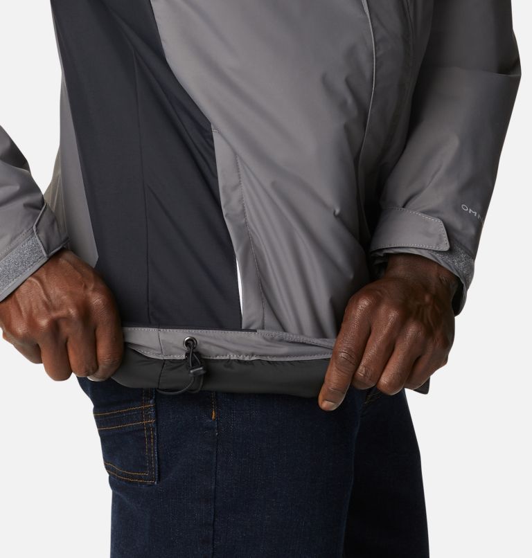 Thumbnail: Men's Tipton Peak Insulated Jacket, Color: City Grey, Black, image 6