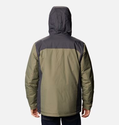 Men's Tipton Peak Insulated Jacket, Color: Stone Green, Shark