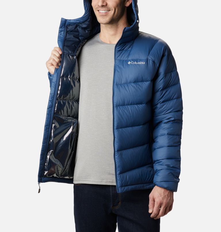 Centennial Creek Down Hooded Jacket | 452 | M, Color: Night Tide, image 5