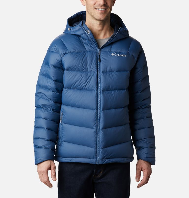 Centennial Creek Down Hooded Jacket | 452 | M, Color: Night Tide, image 1