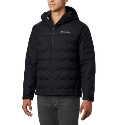 columbia black down jacket