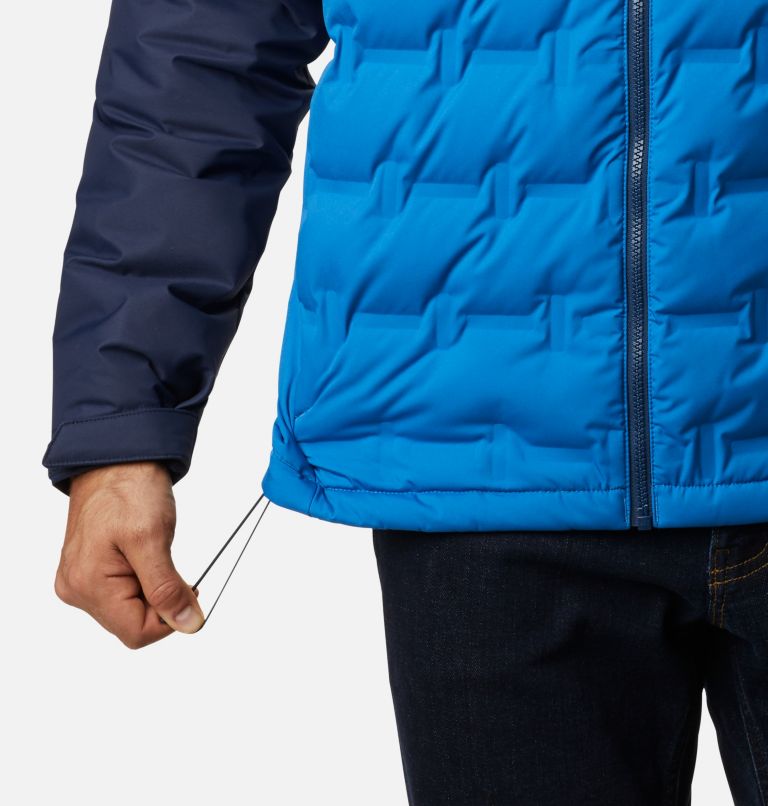 Grand Trek Down Jacket | 432 | S, Color: Bright Indigo, Collegiate Navy, image 6