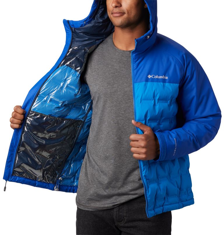 Grand Trek Down Jacket | 463 | XL, Color: Azure Blue, Azul, image 3