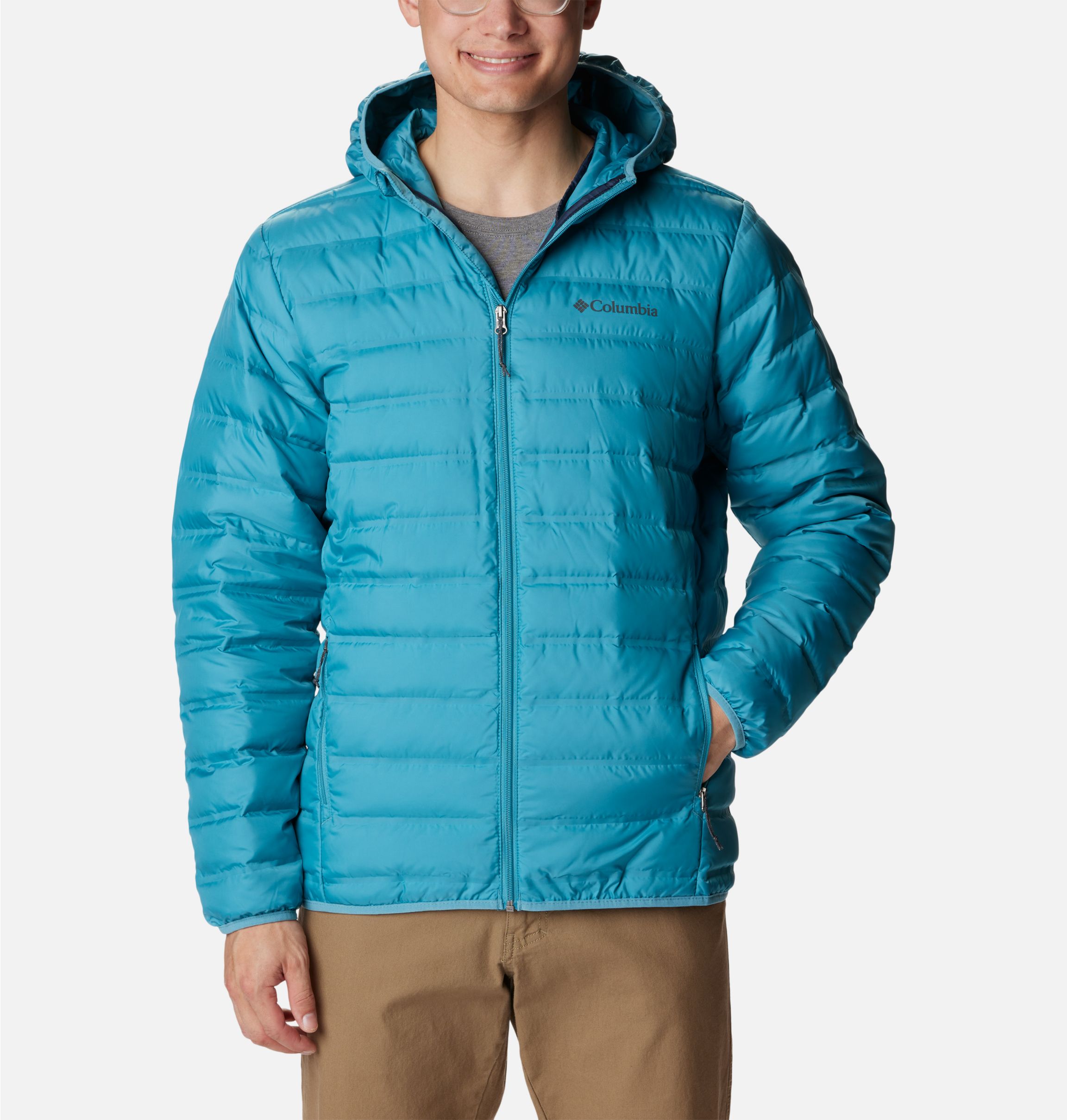 Chaqueta de pluma Columbia Lake 22 (azul marino) Hombre - Alpinstore