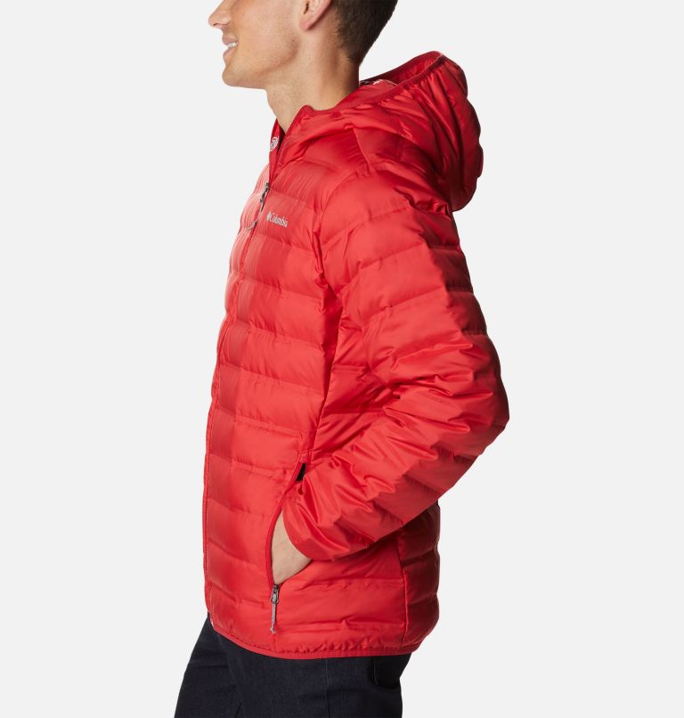 Lake 22 Down Hooded Jacket | 613 | S, Color: Mountain Red, image 3