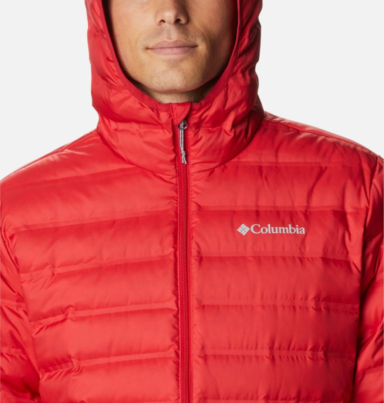 Lake 22 Down Hooded Jacket | 613 | S, Color: Mountain Red, image 4