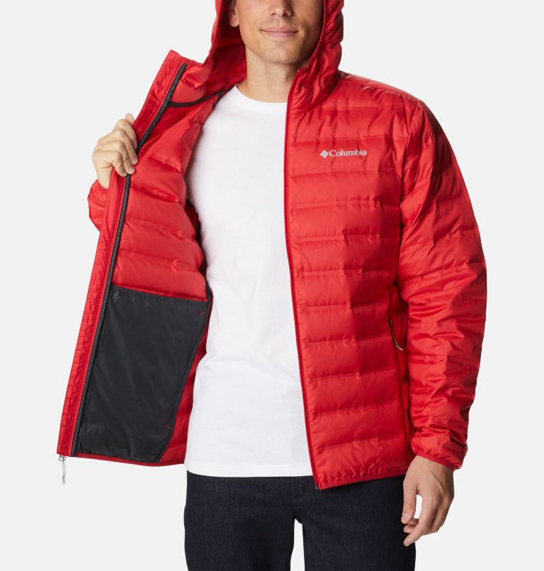 Lake 22 Down Hooded Jacket | 613 | S, Color: Mountain Red, image 5