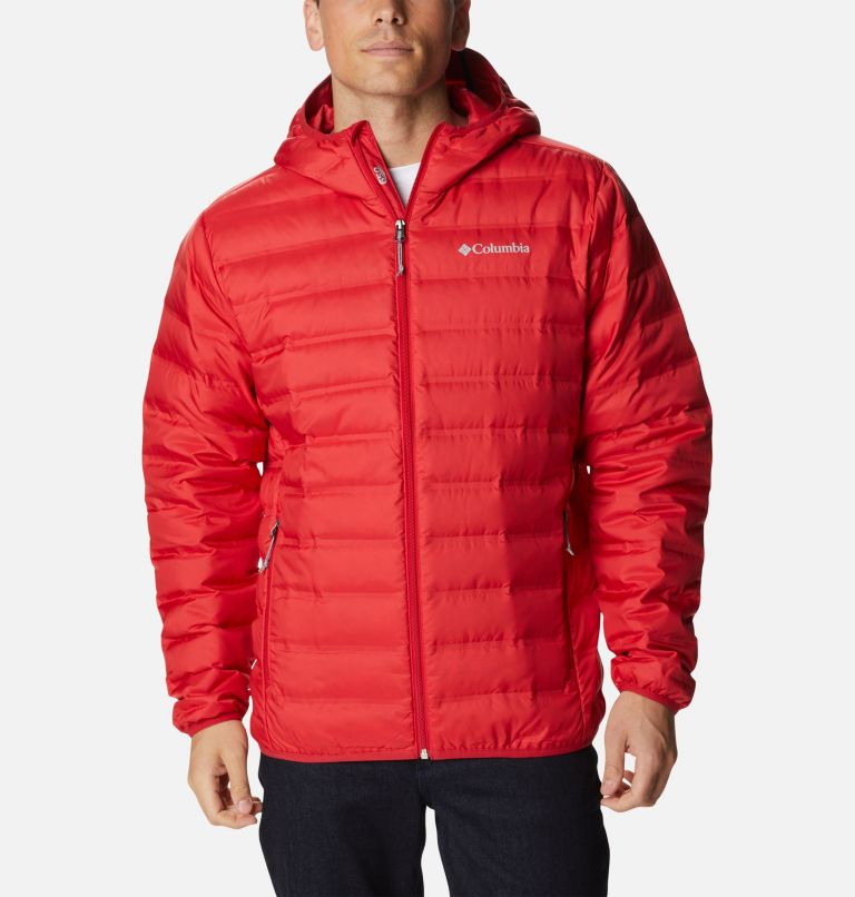 Lake 22 Down Hooded Jacket | 613 | S, Color: Mountain Red, image 6