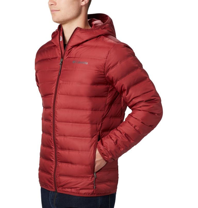 Lake 22 Down Hooded Jacket | 664 | L, Color: Red Jasper, image 4