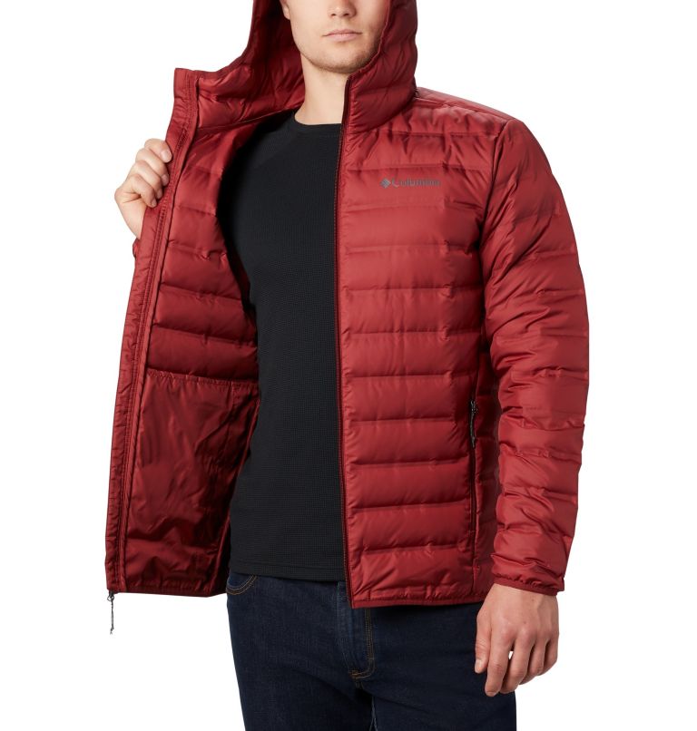 Lake 22 Down Hooded Jacket | 664 | L, Color: Red Jasper, image 5