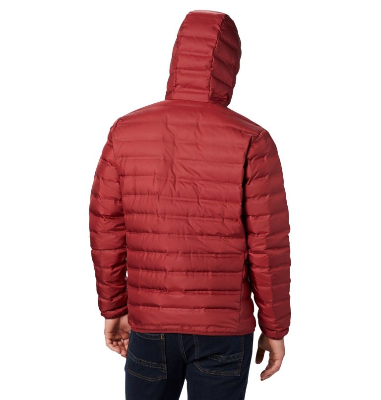 Lake 22 Down Hooded Jacket | 664 | L, Color: Red Jasper, image 2