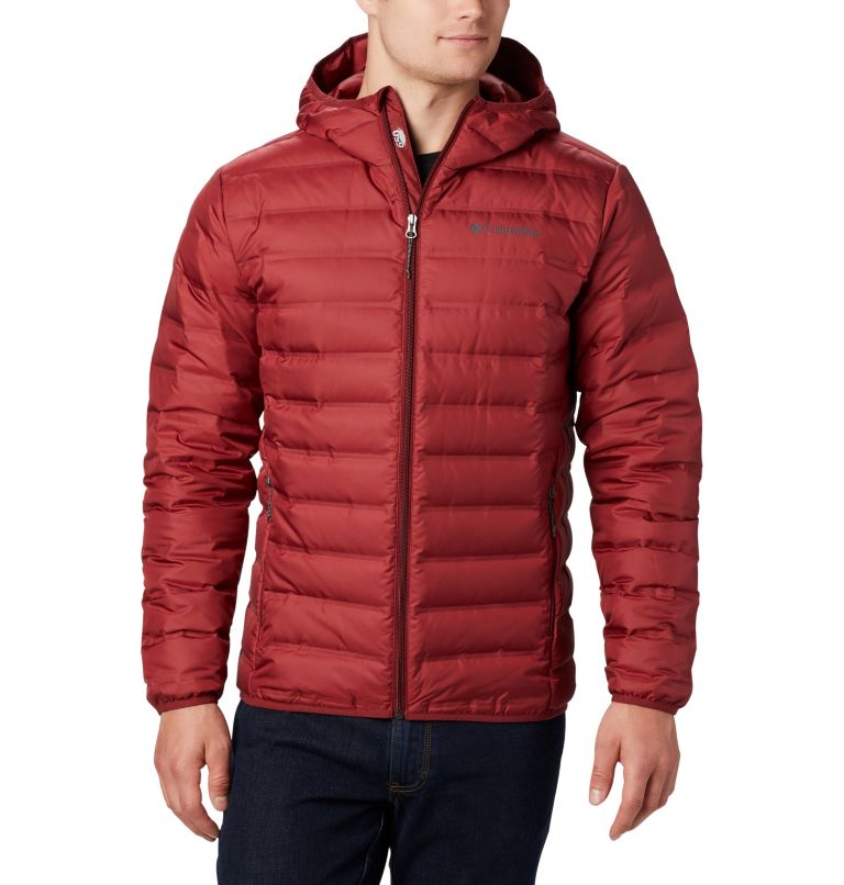 Lake 22 Down Hooded Jacket | 664 | L, Color: Red Jasper, image 1