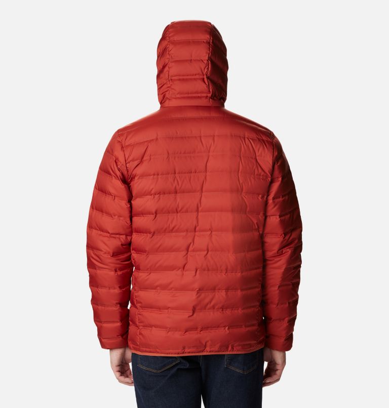 Thumbnail: Men's Lake 22 Down Hooded Jacket, Color: Warp Red, image 2