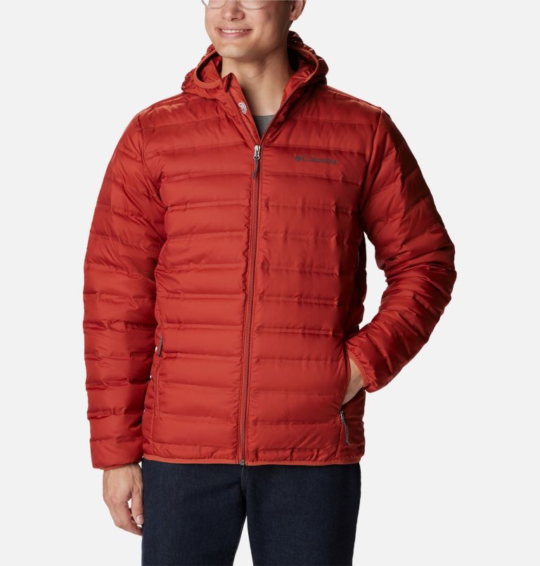 Black and Red 'columbia Titanium' Winter Jacket / Down Ski Jacket