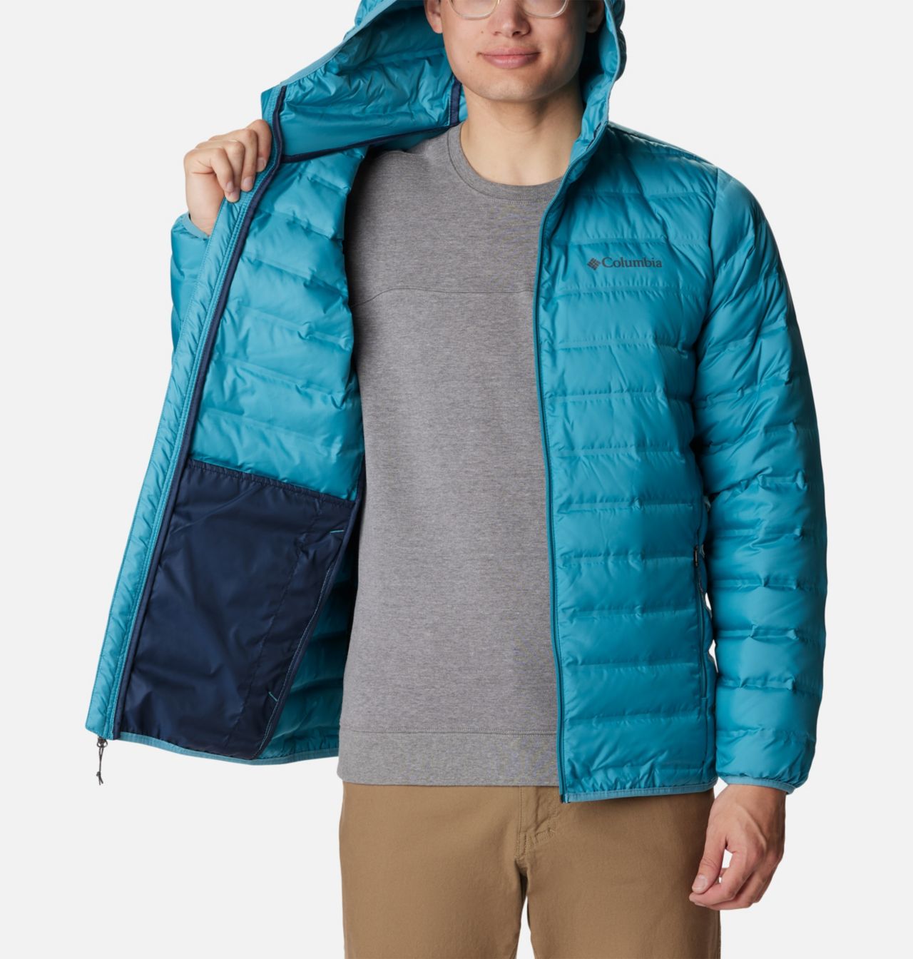 Men's Lake 22 Down Hooded Jacket - Tall 5