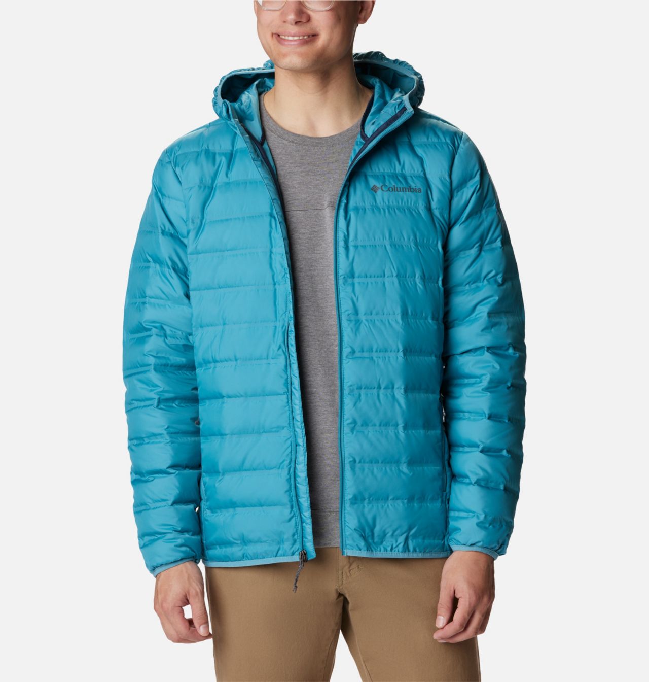 Men's Lake 22 Down Hooded Jacket - Tall 6