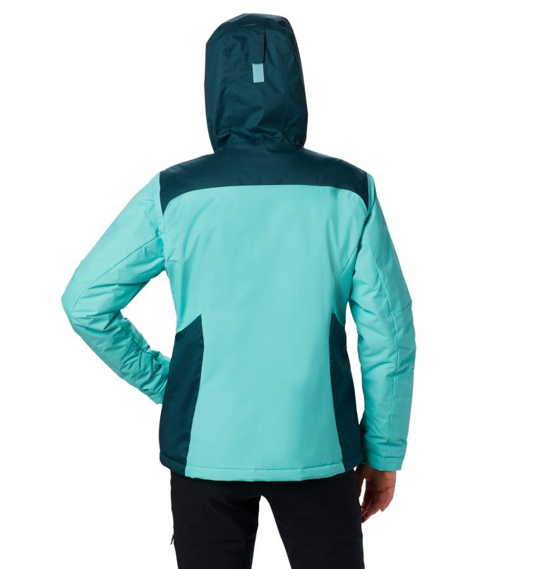 Women's Tipton Peak Insulated Jacket, Color: Aquarium, Dark Seas, image 2