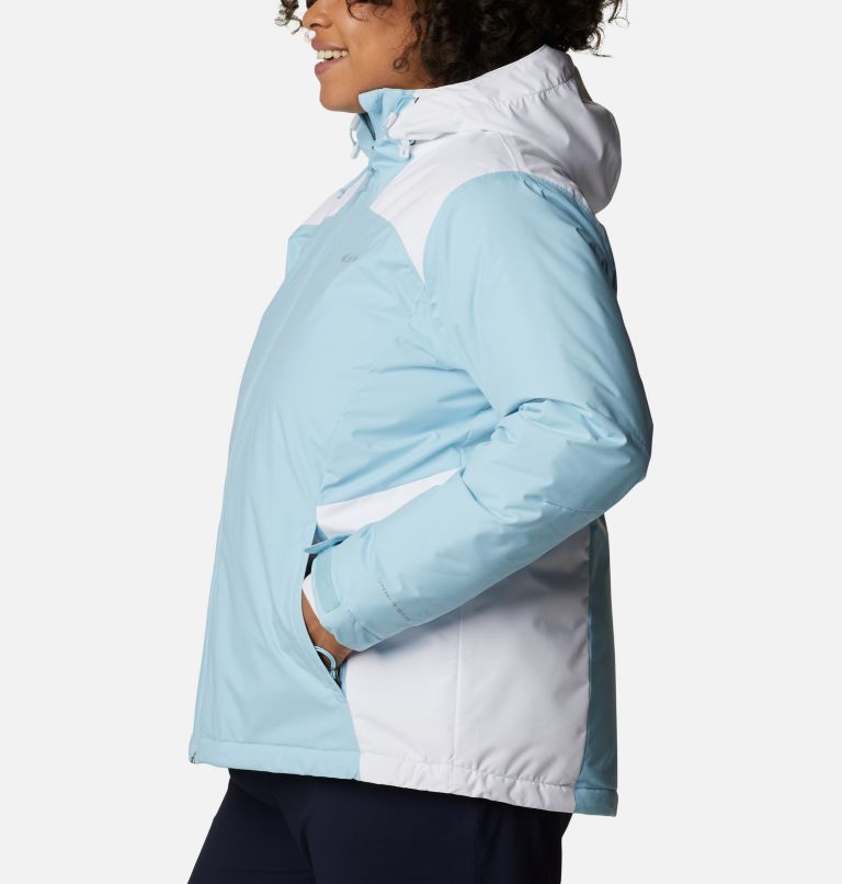 Women's Tipton Peak Insulated Jacket - Plus Size, Color: Spring Blue, White