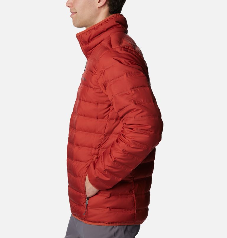 Mens red deals down jacket