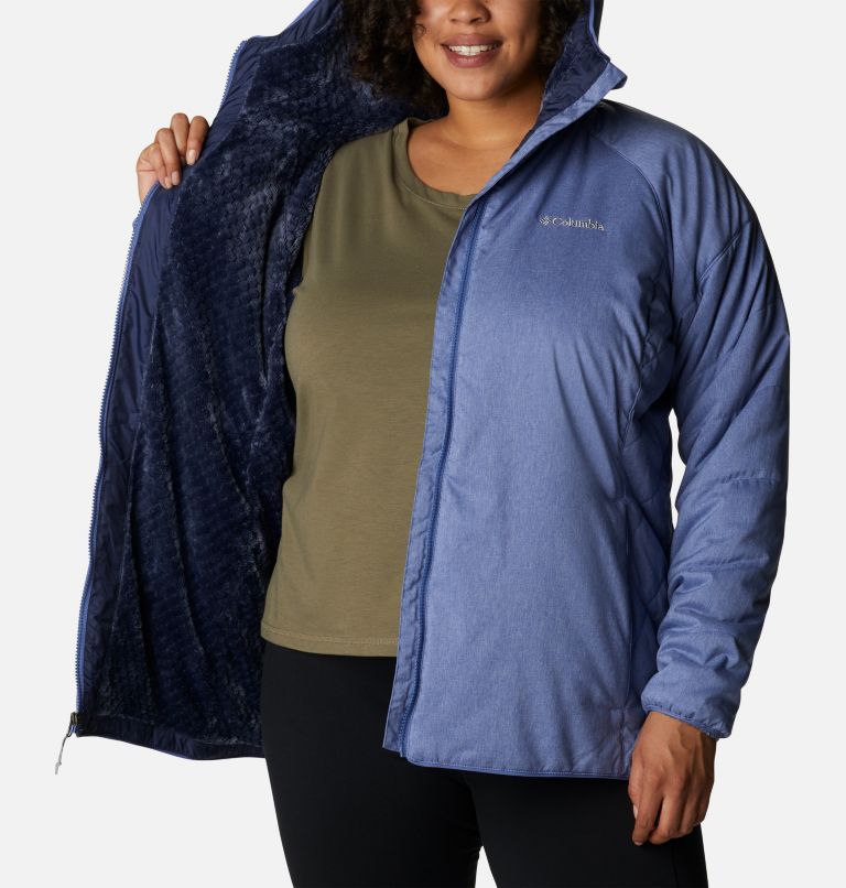 Women's Kruser Ridge II Plush Softshell Jacket - Plus Size, Color: Velvet Cove Heather, image 5