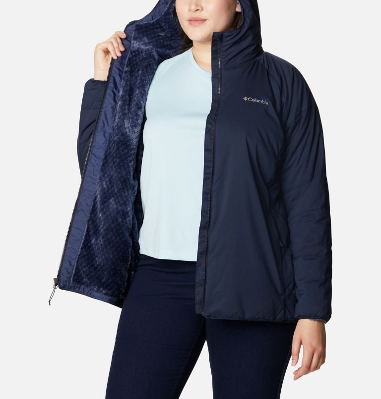 Thumbnail: Women's Kruser Ridge II Plush Softshell Jacket - Plus Size, Color: Dark Nocturnal, image 5