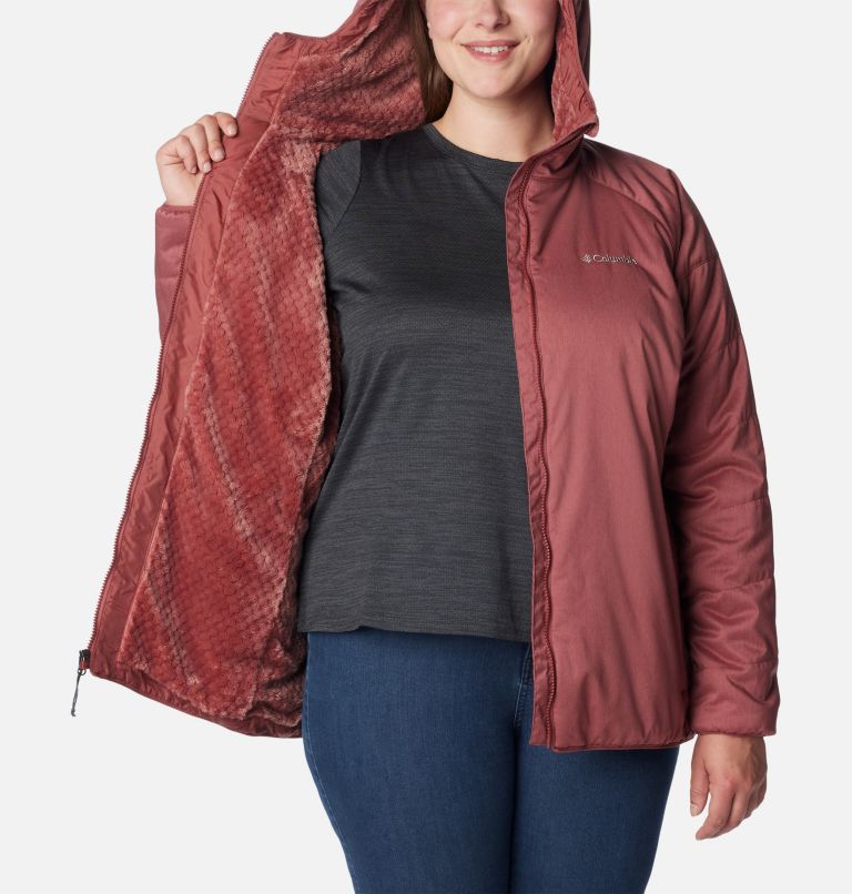 Women's Kruser Ridge II Plush Softshell Jacket - Plus Size, Color: Beetroot Heather, image 5