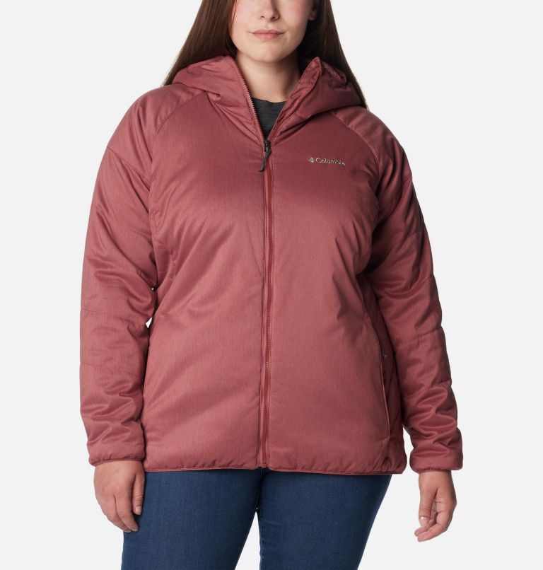 Thumbnail: Women's Kruser Ridge II Plush Softshell Jacket - Plus Size, Color: Beetroot Heather, image 1