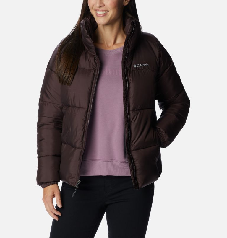 Cazadora bomber acolchada con nylon - Mujer