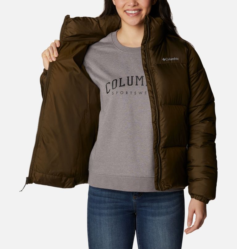 Thumbnail: Women's Puffect Puffer Jacket, Color: Olive Green, image 5