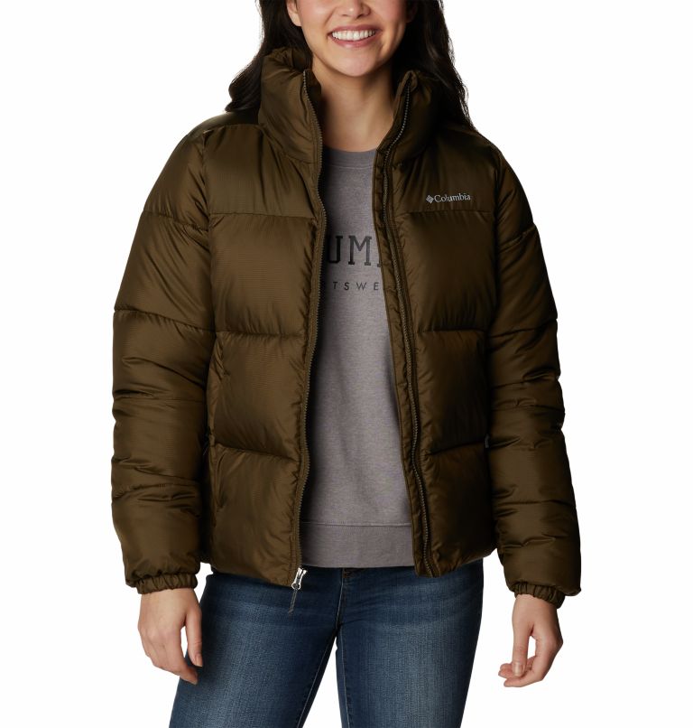 Women's Puffect Puffer Jacket, Color: Olive Green, image 6
