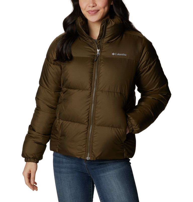 Women's Puffect Puffer Jacket, Color: Olive Green, image 1